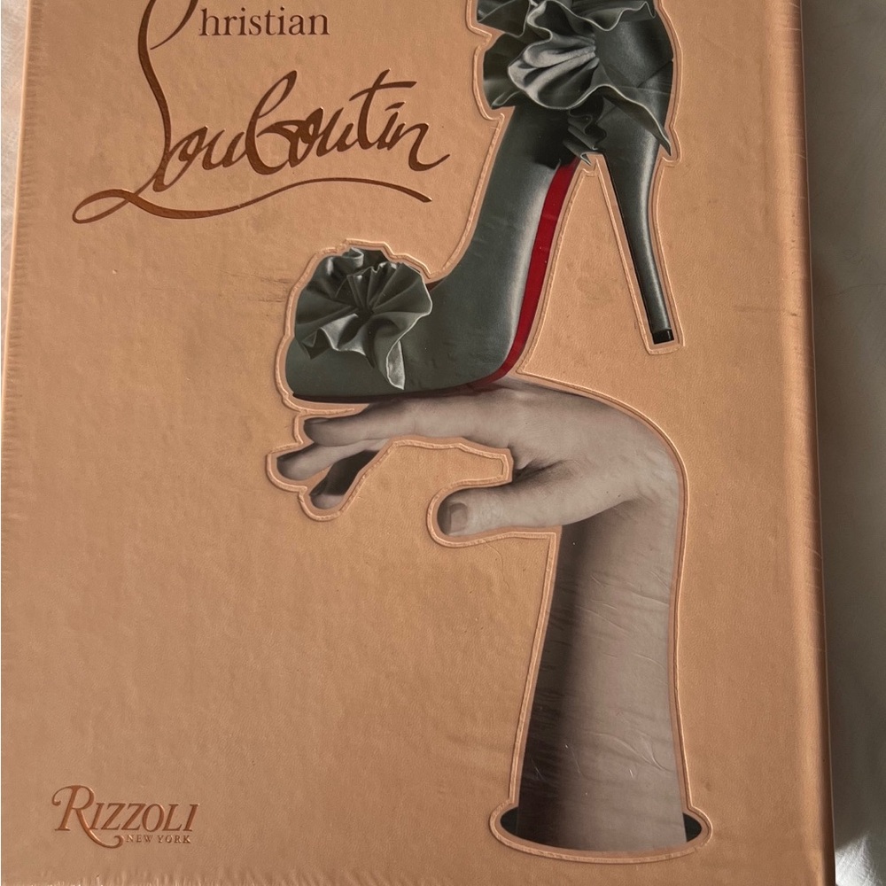 Christian Louboutin Book with Red and Gray Cover